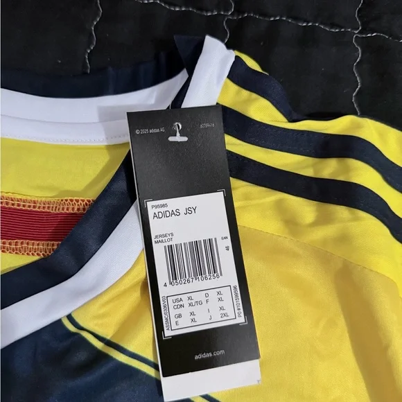 adidas Yellow Soccer Jersey - Picture 5 of 5